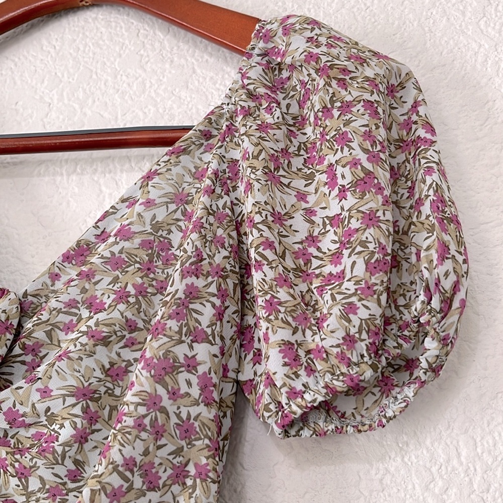 ASTR Floral Ruffle Mini Dress - Picture 8 of 16